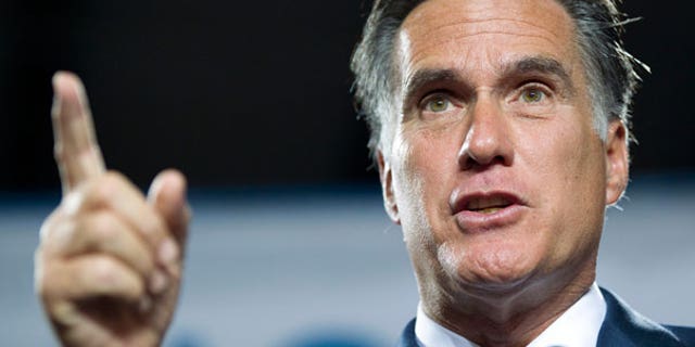 Sept. 6: Republican presidential hopeful former Massachusetts Gov. Mitt Romney talks about his plan for creating jobs and improving the economy during a speech at McCandless International Trucks.