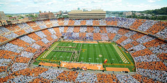 Oct 4, 2014; Knoxville, TN, USA; A general view of Neyland Stadium prior to the game against the Florida Gators and Tennessee Volunteers. Mandatory Credit: Randy Sartin-USA TODAY Sports