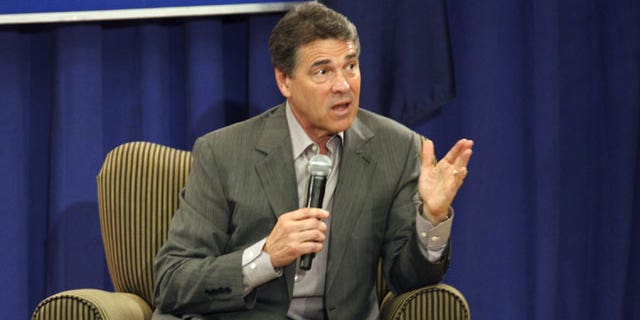 Sept. 5: Texas Governor and presidential hopeful Rick Perry speaks to supporters during a town hall meeting hosted by Rep. Tim Scott, R-S.C., at Horry-Georgetown Technical College in Conway, S.C.