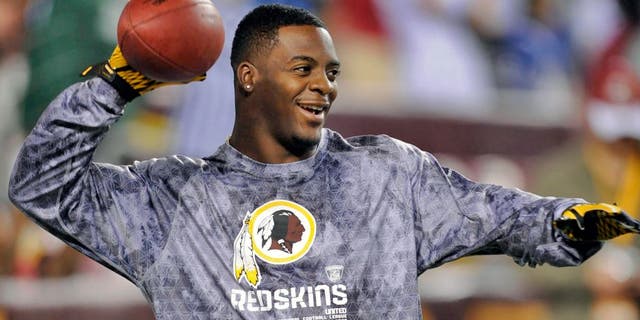 October 17, 2010; Landover, MD, USA; Washington Redskins running back Clinton Portis before a game against the Indianapolis Colts at FedEx Field.