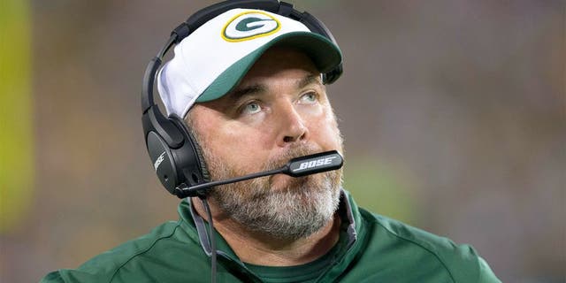 Aug 29, 2015; Green Bay, WI, USA; Green Bay Packers head coach Mike McCarthy during the game against the Philadelphia Eagles at Lambeau Field. Philadelphia won 39-26.