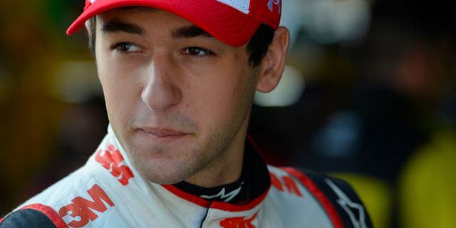 RICHMOND, VA - SEPTEMBER 09: Chase Elliott, driver of the #24 3M/American Red Cross Chevrolet, stands in the garage area during practice for the NASCAR Sprint Cup Series Federated Auto Parts 400 at Richmond International Raceway on September 9, 2016 in Richmond, Virginia. (Photo by Robert Laberge/Getty Images)