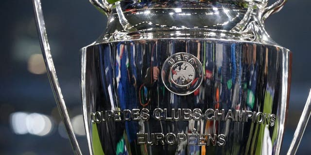 Champions League Trophy during the round of 16 UEFA Champions League match between Schalke 04 and Real Madrid on February 18, 2015 at the Veltins Arena in Gelsenkirchen, Germany.(Photo by VI Images via Getty Images)