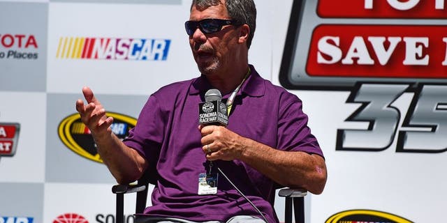 SONOMA, CA - JUNE 24: Former driver Ernie Irvan is inducted into the Sonoma Raceway Wall Of Fame after practice for the NASCAR Sprint Cup Series Toyota/Save Mart 350 at Sonoma Raceway on June 24, 2016 in Sonoma, California. (Photo by Jared Tilton/Getty Images)