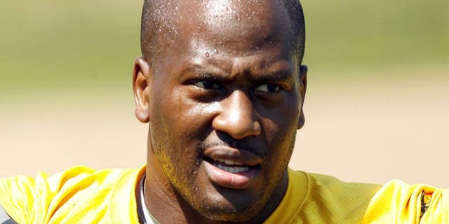 July 31, 2011; Latrobe,PA, USA: Pittsburgh Steelers linebacker James Harrison (92) on the field at training camp held at St. Vincent College. Mandatory Credit: Charles LeClaire-USPRESSWIRE