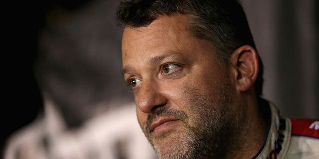 RICHMOND, VA - SEPTEMBER 10: Tony Stewart, driver of the #14 Code 3 Associates/Mobil 1 Chevrolet, reacts after the NASCAR Sprint Cup Series Federated Auto Parts 400 at Richmond International Raceway on September 10, 2016 in Richmond, Virginia. (Photo by Sean Gardner/Getty Images)