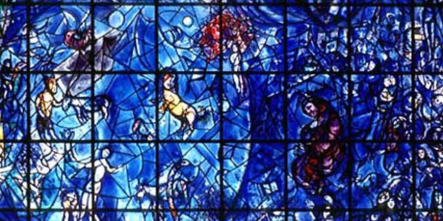 The U.N. displays more than 240 works of art, including this stained glass window by Marc Chagall. An internal audit showed that a number of artworks have been lost by the world body.