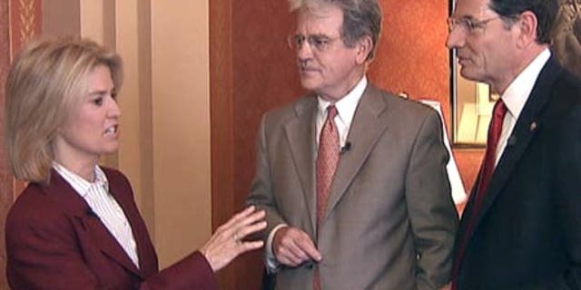 Greta with Sen. Tom Coburn and Sen. John Barrasso