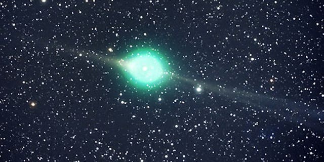 Feb. 1: Comet Lulin as photographed by amateur astronomer Jack Newton in Arizona.