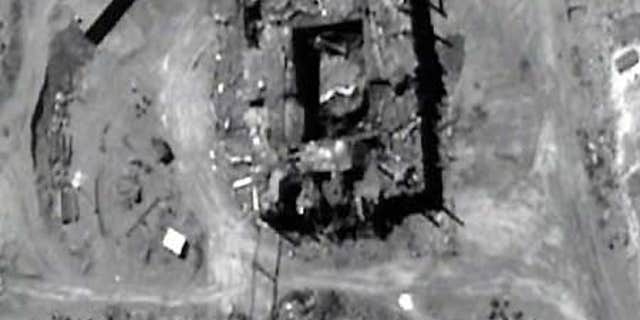 CIA image shows alleged covert nuclear reactor in Syria.