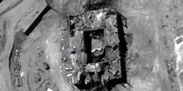 CIA image shows alleged covert nuclear reactor in Syria.