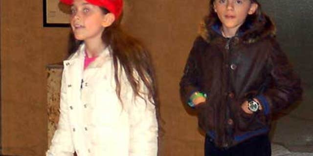 Two of Michael Jackson's children, Paris-Michael Katherine Jackson, 11, and Michael Joseph "Prince" Jackson, 12, are seen in a photo provided by x17online.