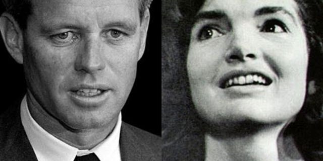 Bobby Kennedy and Jackie Kennedy