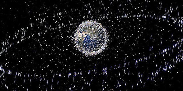 More than 20,000 pieces of space junk are orbiting planet Earth, putting our communications satellites in serious danger.