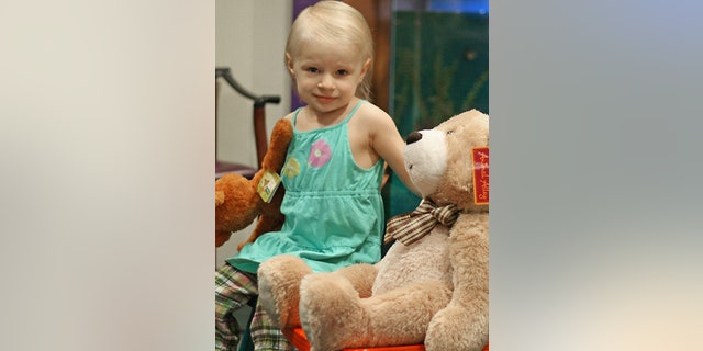 An MRI taken last month found no trace of the tumor once near the cerebellum of Madison Kegler, 3, of Washington, Mich.