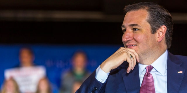 Presidential candidate Sen. Ted Cruz, R-Texas on March 30, 2016, in Madison, Wis.