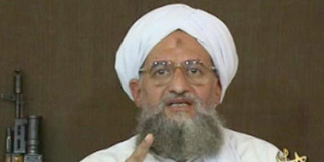 A video still of Ayman al-Zawahiri, the current leader of Al Qaeda.