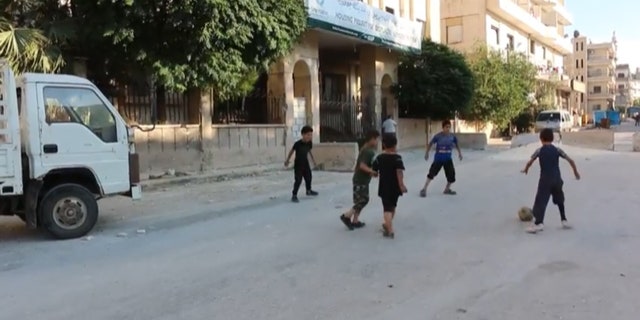 Fears that children will be caught in the crossfire in Idlib, Syria