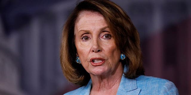House Minority Leader Nancy Pelosi speaks about the recent attack on the Republican Congressional Baseball team during her weekly press conference on Capitol Hill in Washington, U.S., June 15, 2017. REUTERS/Aaron P. Bernstein - RC181A9DEA30
