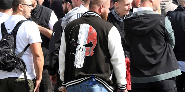 Far-right extremists gather to commemorate the death of Adolph Hitler's deputy