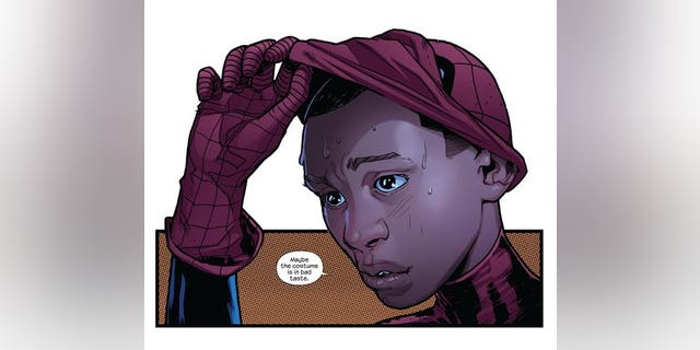 In the wake of the death of Peter Parker, Ultimate Spider-Man is still slinging webs across Manhattan. In the fourth, and final, issue of Ultimate Fallout released on Wednesday, Aug. 3, 2011, the mantle of the wall-crawling hero has been taken on by Miles Morales, a young half-Latino, half-African American.