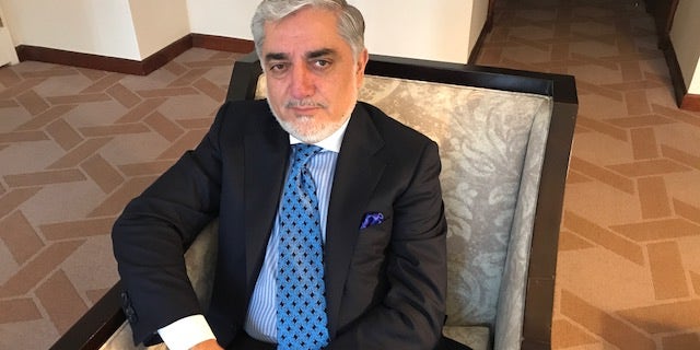 Afghan Chief Executive Abdullah Abdullah.