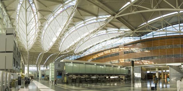 Airport panorama B San Francisco international airport.