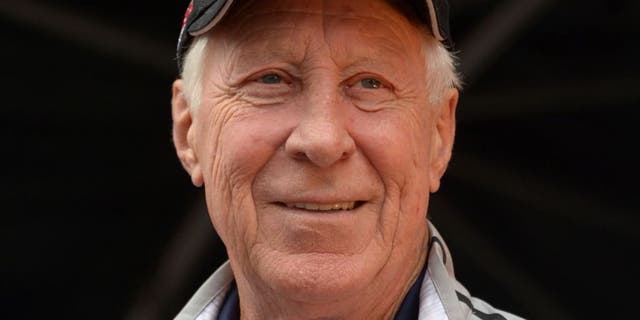 Sep 27, 2014; London, UNITED KINGDOM; Oakland Raiders former receiver Fred Biletnikoff at NFL on Regent Street in advance of the International Series game between the Miami Dolphins and the Raiders. Mandatory Credit: Kirby Lee-USA TODAY Sports