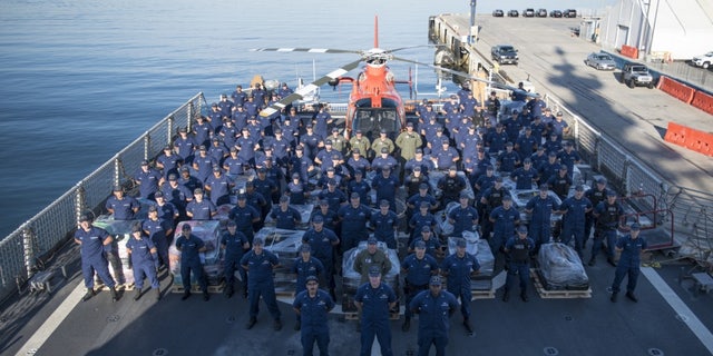 The drug seizure operation is part of a "Western Hemisphere Strategy" implemented in the Eastern Pacific Ocean and Caribbean, believed to be "known drug-transit zones," officials said.