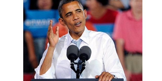 Sept. 30, 2012: President Obama speaks in Las Vegas.
