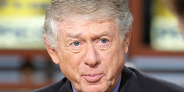 WASHINGTON - OCTOBER 07: Ted Koppel, Managing Editor of Discovery Channel's "Koppel on Discovery: Breaking Point" speaks during a taping of Meet the Press at the NBC studios October 7, 2007 in Washington, DC. Koppel spoke on various topics including the presidential elections in 2008. (Photo by Alex Wong/Getty Images for Meet the Press) *** Local Caption *** Ted Koppel