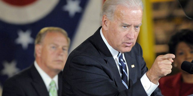 Oct. 4: Vice President Joe Biden at a campaign rally in Youngstown, Ohio.