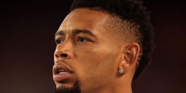 Aug 20, 2015; Cleveland, OH, USA; Cleveland Browns defensive back Joe Haden against the Buffalo Bills at FirstEnergy Stadium. Mandatory Credit: Andrew Weber-USA TODAY Sports