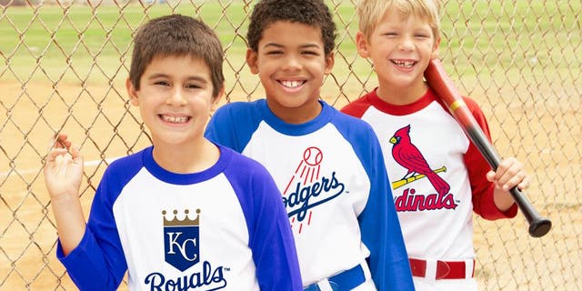 Young Boys In Baseball Team