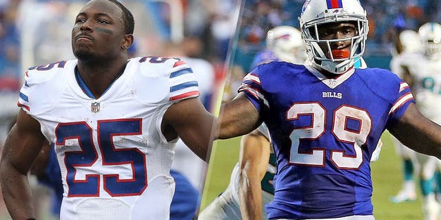 LeSean McCoy #25 of the Buffalo Bills on the sideline during NFL game action against the Indianapolis Colts at Ralph Wilson Stadium on September 13, 2015 in Orchard Park, New York. (Photo by Tom Szczerbowski/Getty Images) The Miami Dolphins defense fails to stop Buffalo Bills' Karlos Williams as he scores a touchdown during the fourth quarter on Sunday, Sept. 27, 2015, at Sun Life Stadium in Miami Gardens, Fla. (Charles Trainor Jr./Miami Herald/TNS via Getty Images)