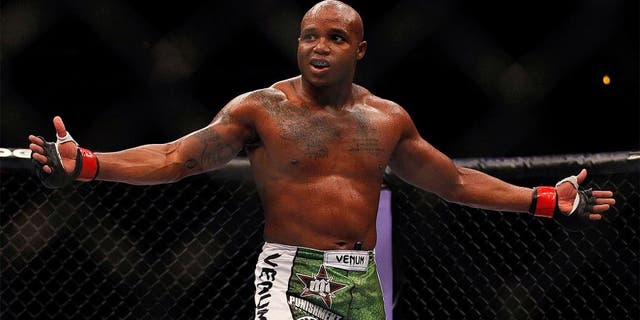 ATLANTA, GA - APRIL 21: Marcus Brimage reacts during his featherweight bout with Maximo Blanco (not pictured) for UFC 145 at Philips Arena on April 21, 2012 in Atlanta, Georgia. (Photo by Kevin C. Cox/Getty Images)