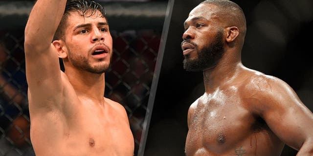 Yair Rodriguez raises his hand after facing Dan Hooker in their featherweight bout during the UFC 192 event at the Toyota Center on October 3, 2015 in Houston, Texas. (Photo by Josh Hedges/Zuffa LLC/Zuffa LLC via Getty Images) Light heavyweight champion Jon Jones waits in a timeout as he defends his title against Daniel Cormier during the UFC 182 event at the MGM Grand Garden Arena on January 3, 2015 in Las Vegas, Nevada. Jones retained his title by unanimous decision. (Photo by Steve Marcus/Getty Images)