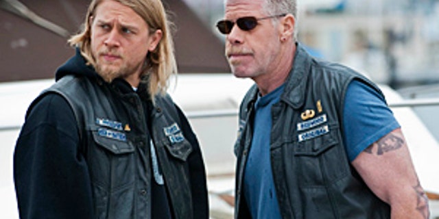 Charlie Hunnam and Ron Perlman in 'Sons of Anarchy' (Prashant Gupta / FX)