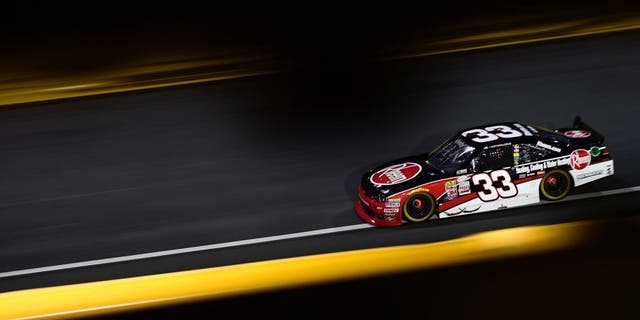 CHARLOTTE, NC - OCTOBER 09: Austin Dillon, driver of the #33 Rheem Chevrolet, races during the NASCAR XFINITY Series Drive for the Cure 300 at Charlotte Motor Speedway on October 9, 2015 in Charlotte, North Carolina. (Photo by Jared C. Tilton/NASCAR via Getty Images)