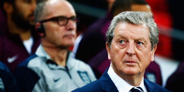 LONDON, ENGLAND - OCTOBER 09: Roy Hodgson manager of England looks on prior to the UEFA EURO 2016 Group E qualifying match between England and Estonia at Wembley on October 9, 2015 in London, United Kingdom. (Photo by Clive Rose/Getty Images)