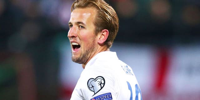 KAUNAS, LITHUANIA - OCTOBER 12: Harry Kane of England looks on during the UEFA EURO 2016 qualifying Group E match between Lithuania and England at LFF Stadionas on October 12, 2015 in Kaunas, Lithuania. (Photo by Alex Livesey/Getty Images)