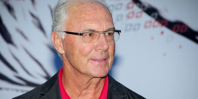 SHANGHAI, CHINA - JULY 19: (CHINA OUT) Franz Beckenbauer, Germany's popular soccer player, coach and manager ever, known as the "Kaiser", visits Youth Training Camp during Audi Summer Tour China 2015 on July 19, 2015 in Shanghai, China. (Photo by ChinaFotoPress/ChinaFotoPress via Getty Images)