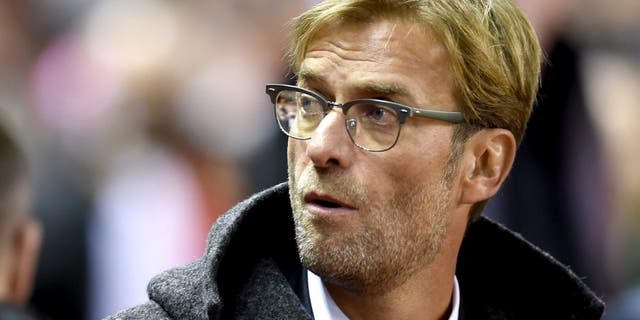 LIVERPOOL, ENGLAND - OCTOBER 22: Jurgen Klopp the manager of Liverpool looks on during the UEFA Europa League Group B match between Liverpool FC and Rubin Kazan at Anfield on October 22, 2015 in Liverpool, United Kingdom. (Photo by Michael Regan/Getty Images)