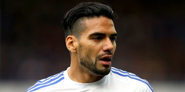 LIVERPOOL, ENGLAND - SEPTEMBER 12: Radamel Falcao of Chelsea looks on during the Barclays Premier League match between Everton and Chelsea at Goodison Park on September 12, 2015 in Liverpool, United Kingdom. (Photo by Alex Livesey/Getty Images)