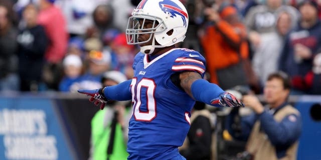 Dec 6, 2015; Orchard Park, NY, USA; Buffalo Bills strong safety Bacarri Rambo (30) breaks up a pass in the end zone during the second half against the Houston Texans at Ralph Wilson Stadium. Buffalo beats Houston 30 to 21. Mandatory Credit: Timothy T. Ludwig-USA TODAY Sports
