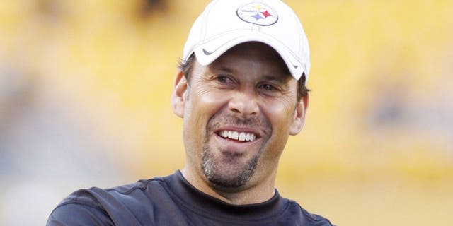 August 19, 2012; Pittsburgh, PA, USA; Pittsburgh Steelers offensive coordinator Todd Haley before the game the Indianapolis Colts at Heinz Field. Mandatory Credit: Charles LeClaire-USA TODAY Sports