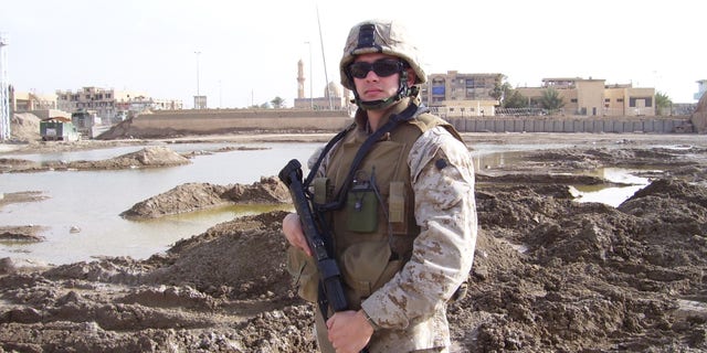Rye Barcott during his service as a US Marine