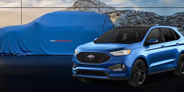 The next-generation Ford Explorer (under the cover) will be offered in a high performance ST model.