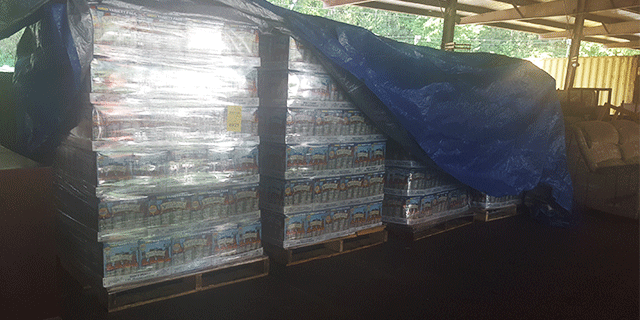 June 21, 2016: This image shows beer stolen from Sweetwater Brewing Company in Atlanta, Ga. Approximately one-quarter of the nearly 3,300 cases were recovered at a warehouse in Clayton County, Ga.
