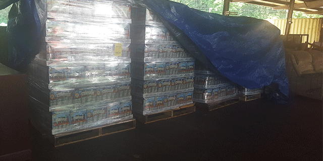 June 21, 2016: This image shows beer stolen from Sweetwater Brewing Company in Atlanta, Ga. Approximately one-quarter of the nearly 3,300 cases were recovered at a warehouse in Clayton County, Ga.